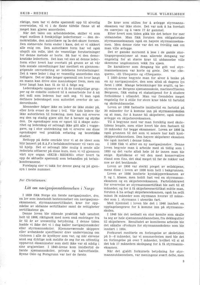 Wilh  Wilhelmsen, Oslo 19 03 1 4 0 6