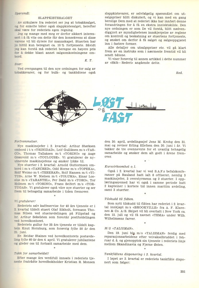 Wilh. Wilhelmsen, Oslo 14.1963 – 351