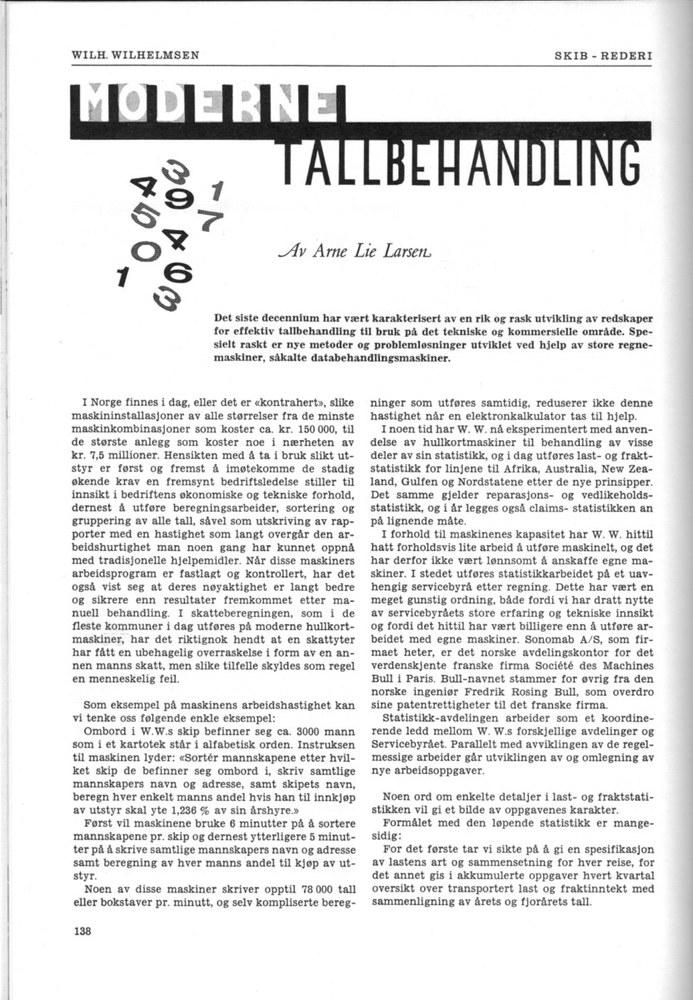 Wilh. Wilhelmsen, Oslo 7.1961 – 138 [1600x1200]