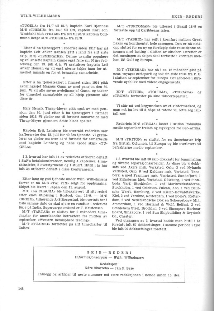 Wilh. Wilhelmsen, Oslo 7.1961 – 148 [1600x1200]