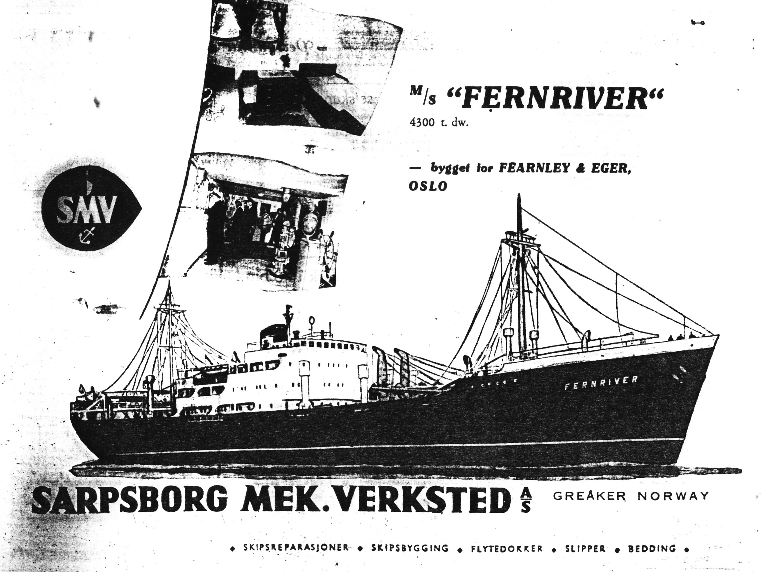 Fernriver (1954) Advert